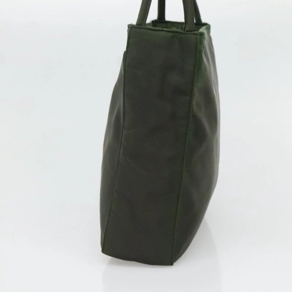 PRADA Shoulder Bag Nylon Khaki Silver Auth 129429 - Picture 5 of 15